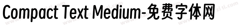Compact Text Medium字体转换